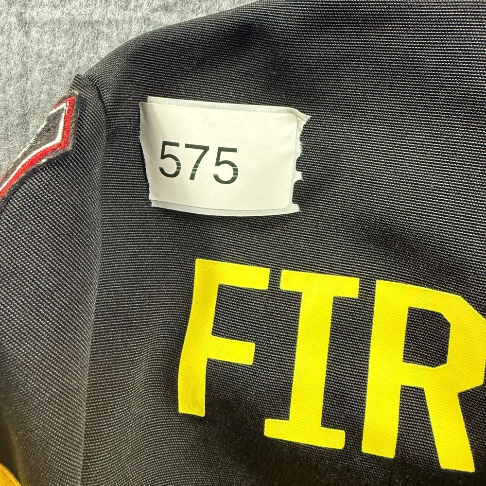 Disguise Kid's Halloween/Dress-Up Firefighter Costume Jacket Only M (8-10) - Picture 13 of 14